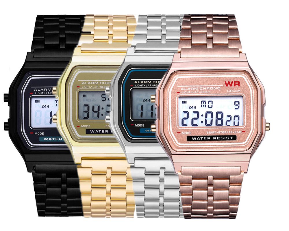 digital watch with date