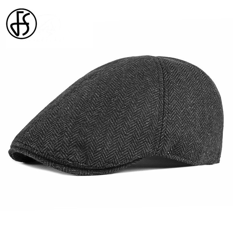 mens winter flat caps