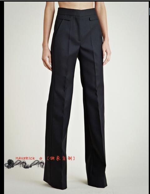 Fashion Mens Wide Leg Trousers 