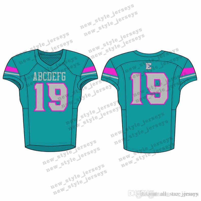 2020 7Men 2019 Youth Football Jerseys Army Green Wine Red Embroidery Logos Stitched Custom Any 