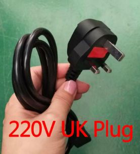 220V Reino Unido Plug.