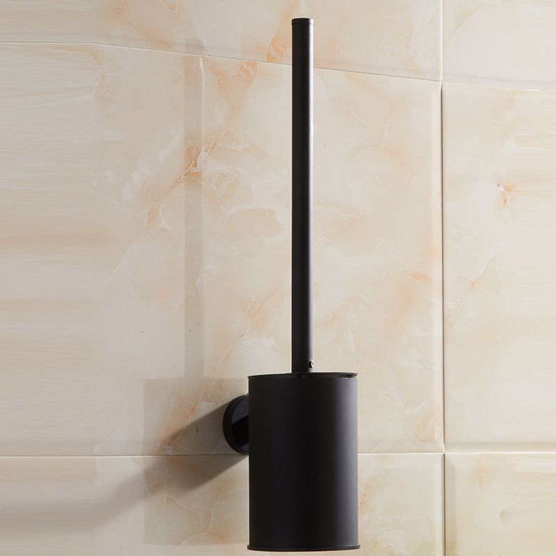 black toilet brush