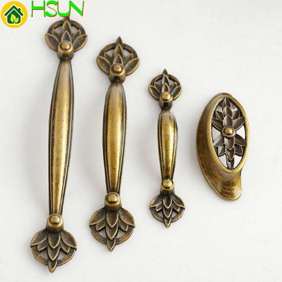 2019 Retro Leaf Handles Pulls Drawer Handles Drawer Pulls Knobs