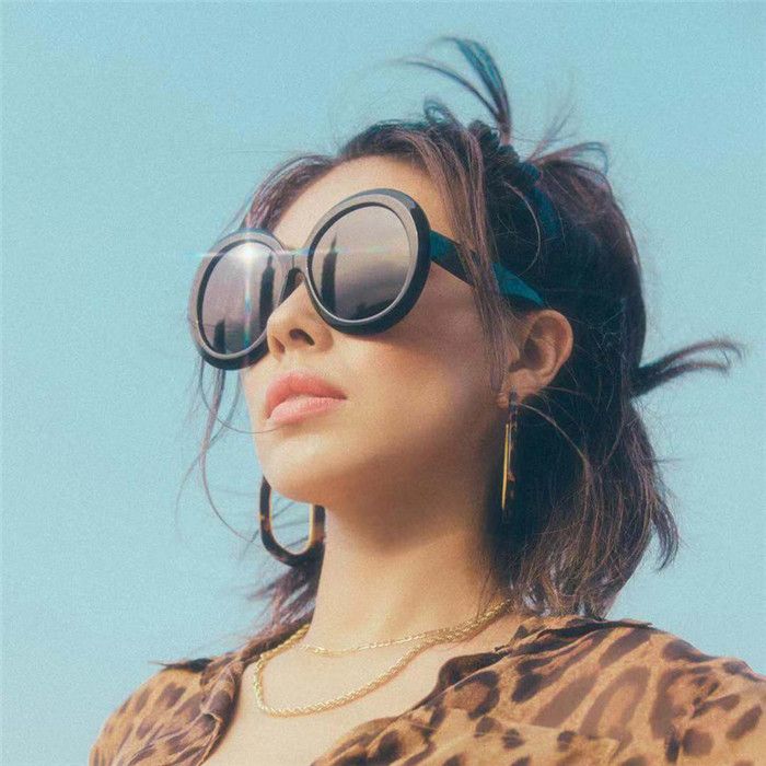 oversized circle sunglasses