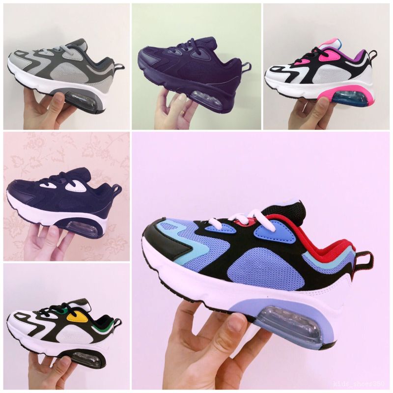 Nike Air Max 200 Shop Srbija - Za Bebe Patike BeleCrveneZlatoCrne