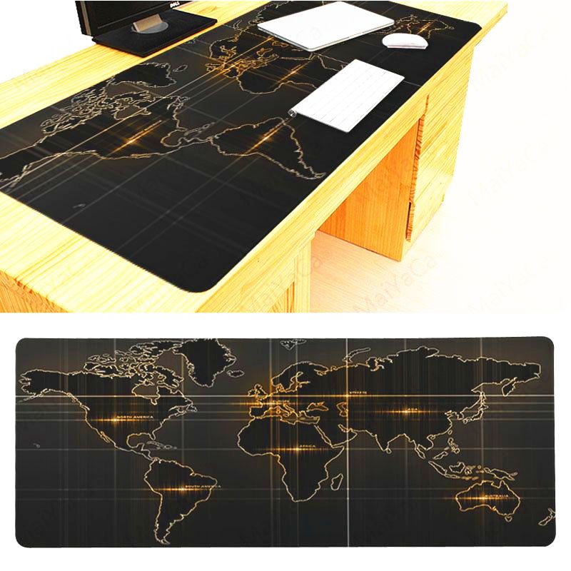 90 40cm gold black map