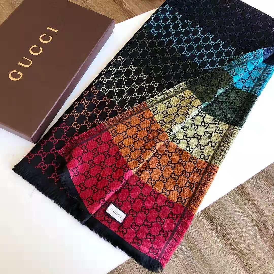 gucci rainbow shawl