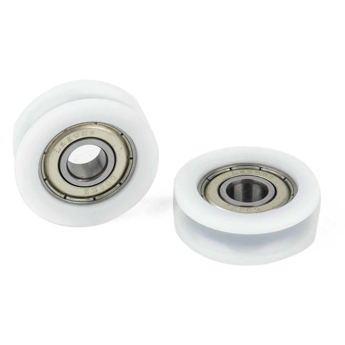 2019 Nylon Plastic Embedded 608 U Groove Ball Bearing Guide Roller