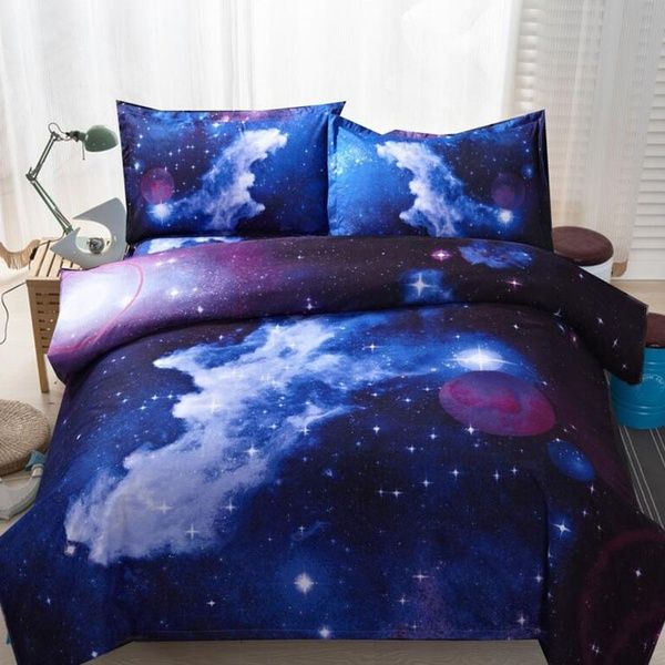 Romantic Purple Duvet Cover Set Bedding Decor Home Textile Bed