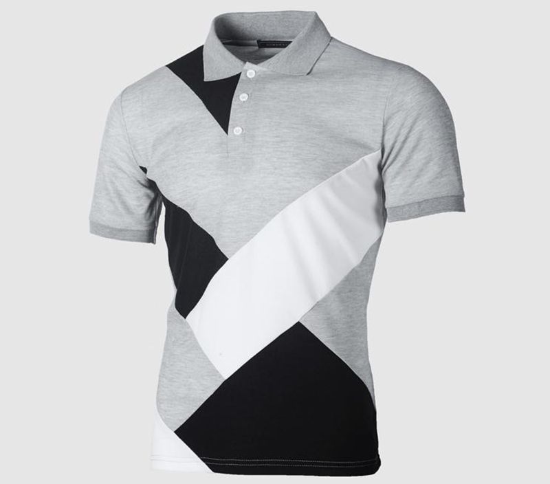 polos grises hombre