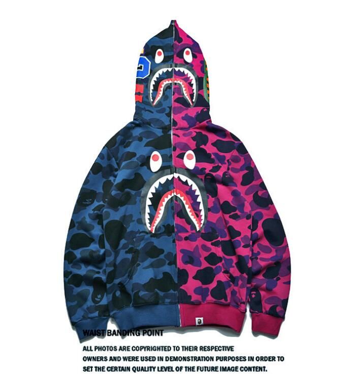 red bape moletom com capuz