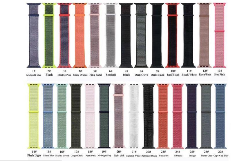 apple sport loop colors