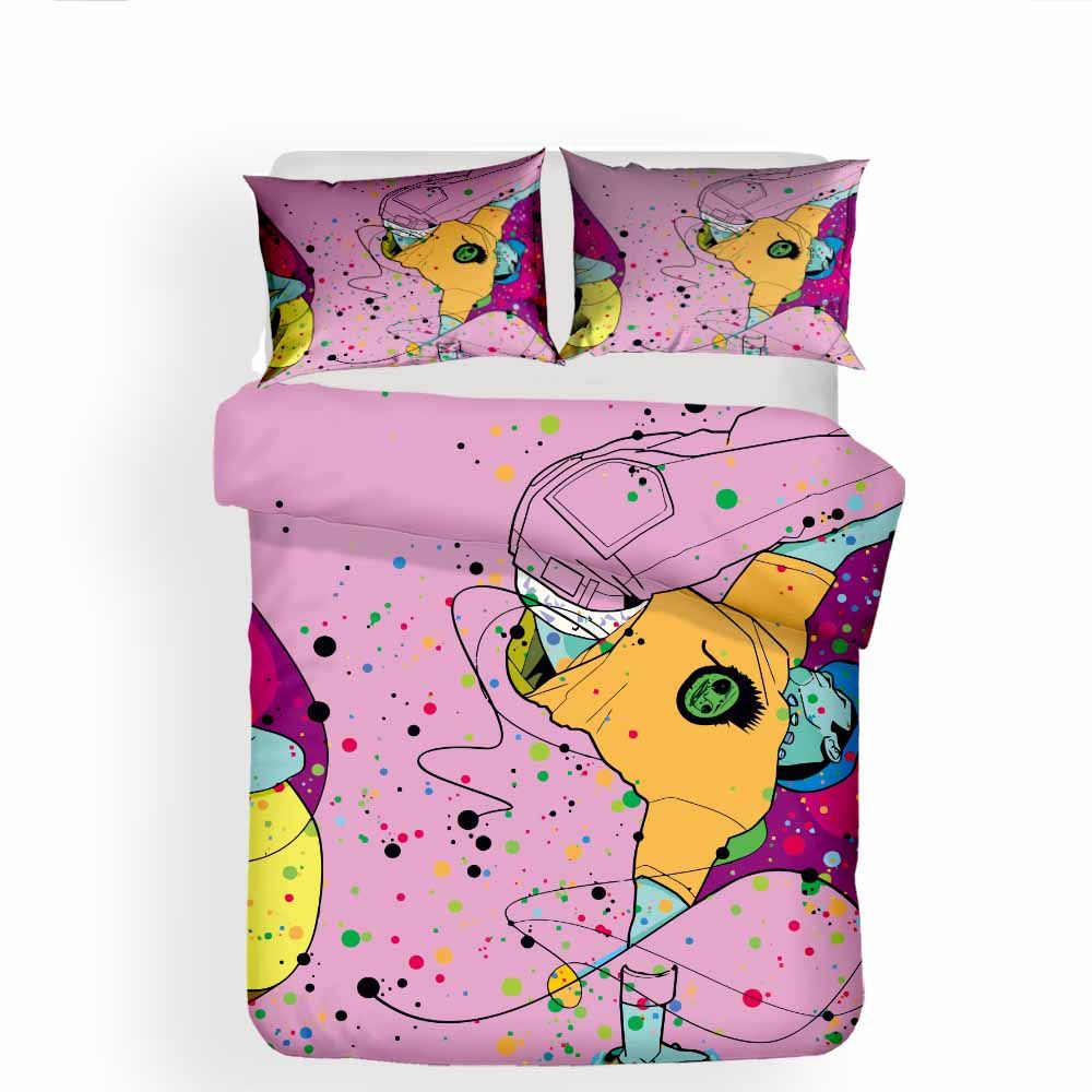 Graffiti Hip Hop Breaking Series Duvet Cover Set Bedroom Decor