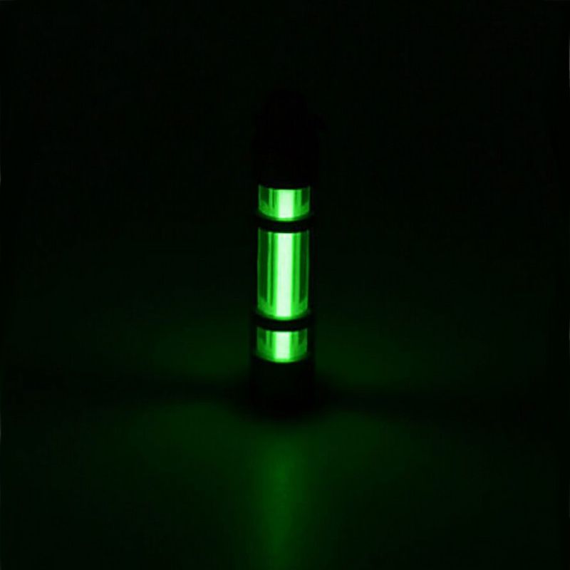Outdoor EDC Tritium Gas Lamp Automatic Light 25 Years Titanium Alloy Key Ring 