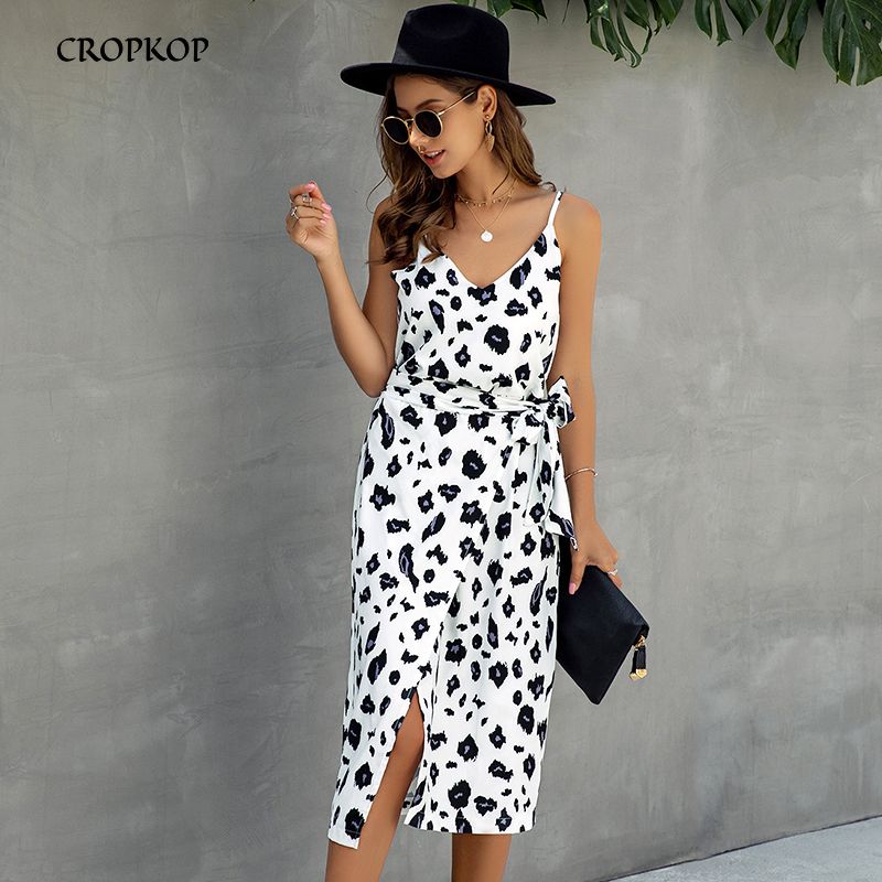 white casual sundresses