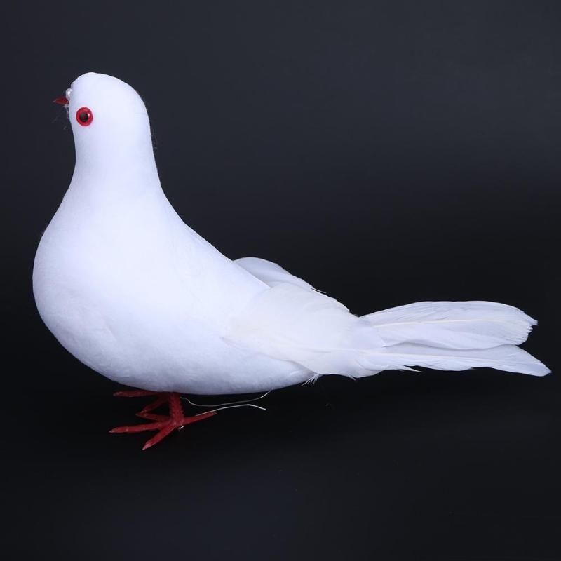 Künstliche Taube Vogel Ornament Handwerk Schaum Dekor Home Dekorative 