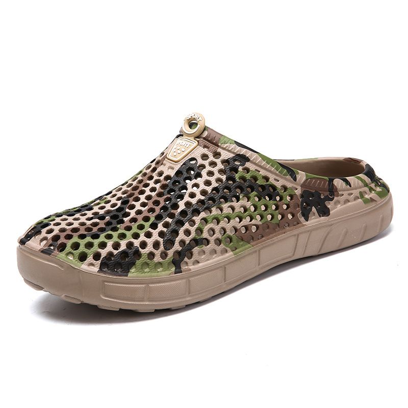 camouflage clogs