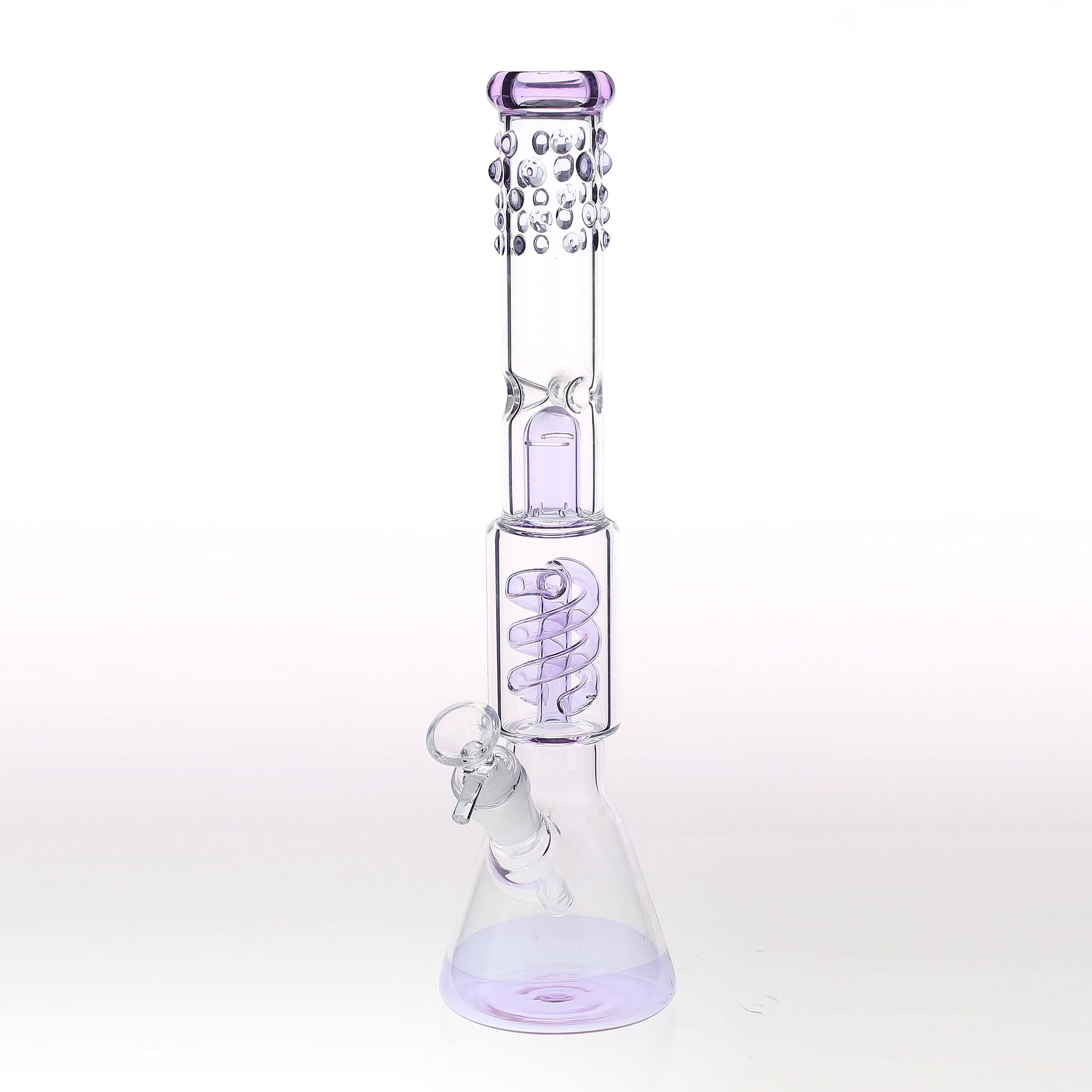 2020 Tall Thick Glass Bongs Water Pipes Downstem Perc Smoking Beaker