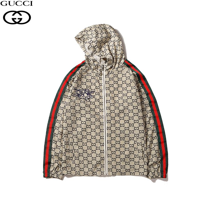 Intuición Evacuación Leve GUCCI Hombres Mujeres Chaqueta Abrigo Protector Solar Ropa Casual Para Hombre  Chaquetas Tops Con Letra Impreso Solapa Con Capucha Cazadora Negra  Streetwear QNC06 De 54,87 € | DHgate