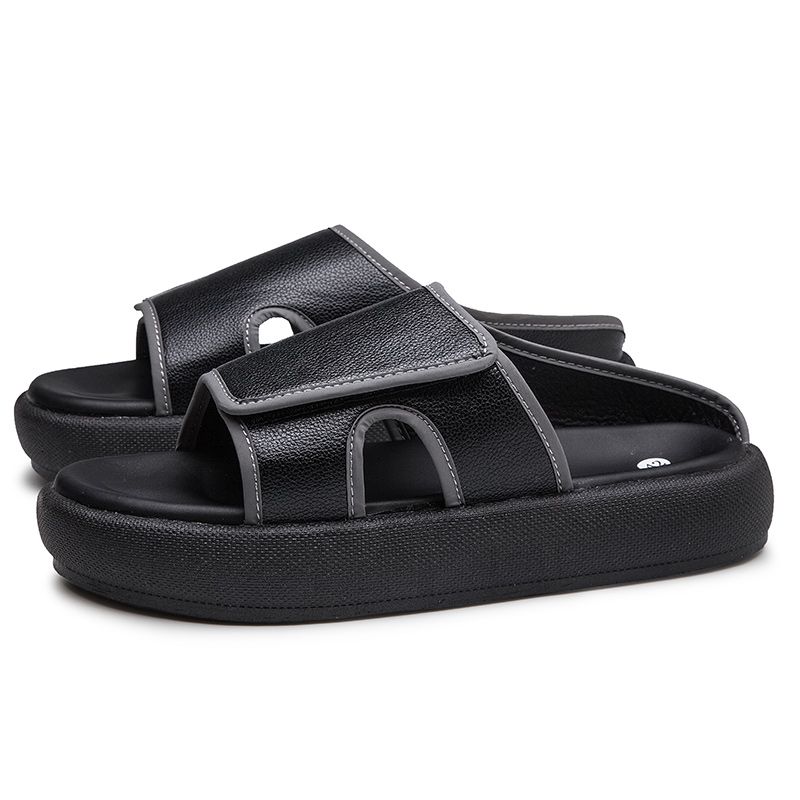 sandalia plataforma de plastico