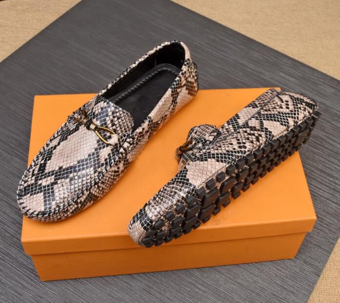 men's snakeskin loafers