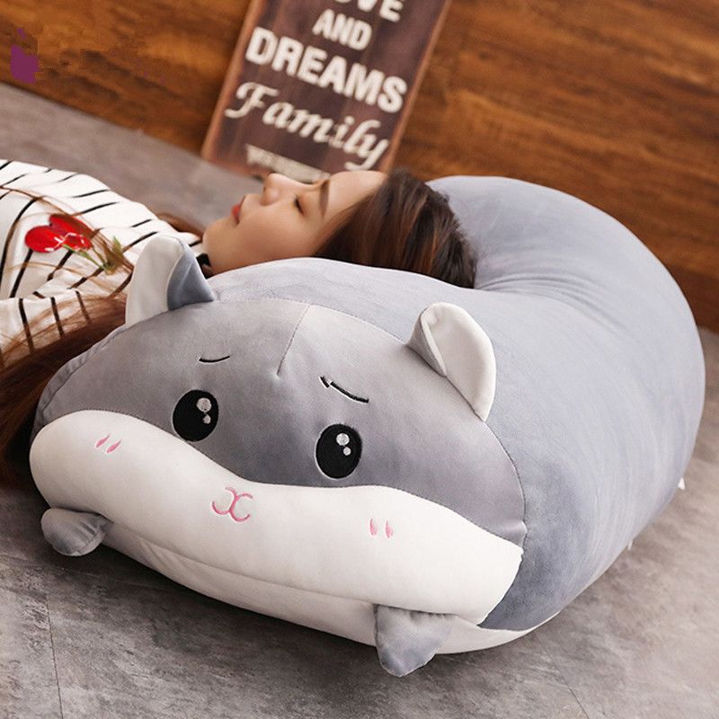 Grosshandel Dorimytrader Neue Susse Hamster Totoro Puppe Pluschtier Freizeit Weichen Langen Schlafkissen Geschenk Deko 35 Zoll 90cm Dy50242 Von Dorimytrader 42 71 Auf De Dhgate Com Dhgate