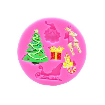 2020 Baking Moulds Christmas Silicone Cake Moulds Candy Molds Silicone Santa Claus Christmas Tree Deer Shaped Baking Kitchen Tools From Automaticallybe 1 36 Dhgate Com
