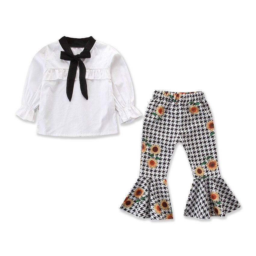camisa manga larga para niña blanca
