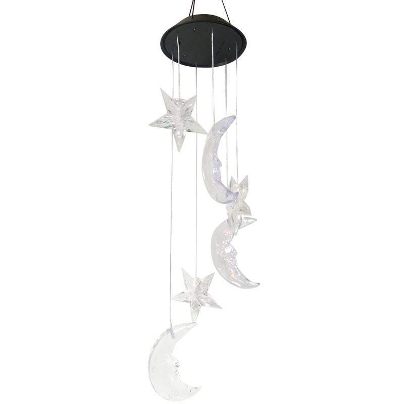 Solarbetriebene Windchime Licht Windlight Solar Sensor automatisch leuchten