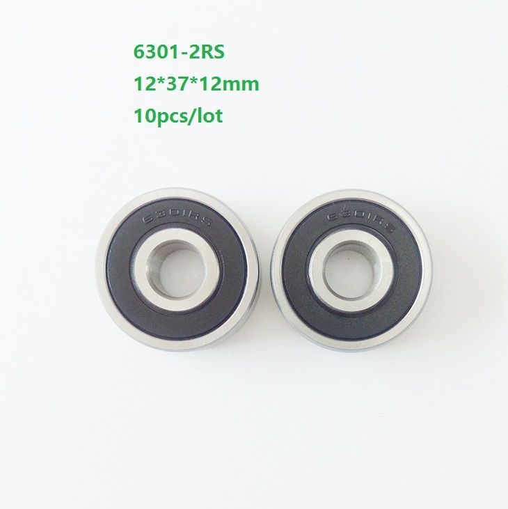 2020 6301RS 6301 2RS 6301 RS 2RS Deep Groove Ball Bearings 12*37*12mm ...