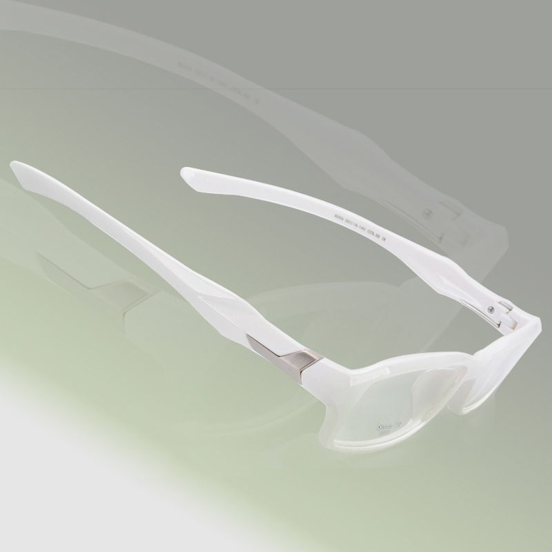 clear white glasses frame