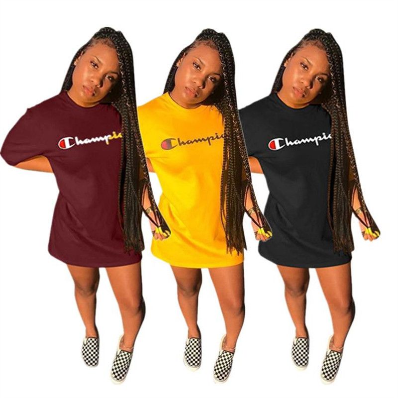 champion jersey t shirt dress