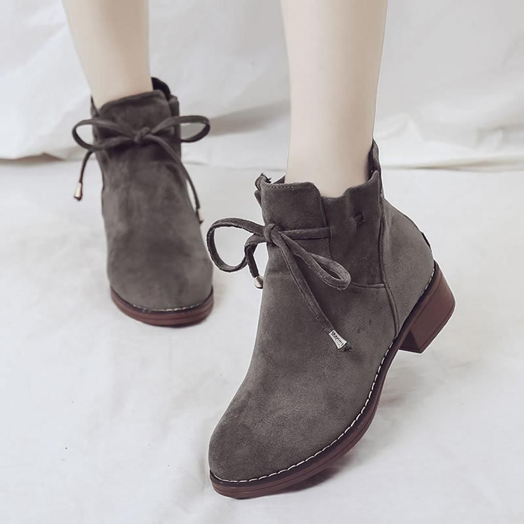 women's short suede boots
