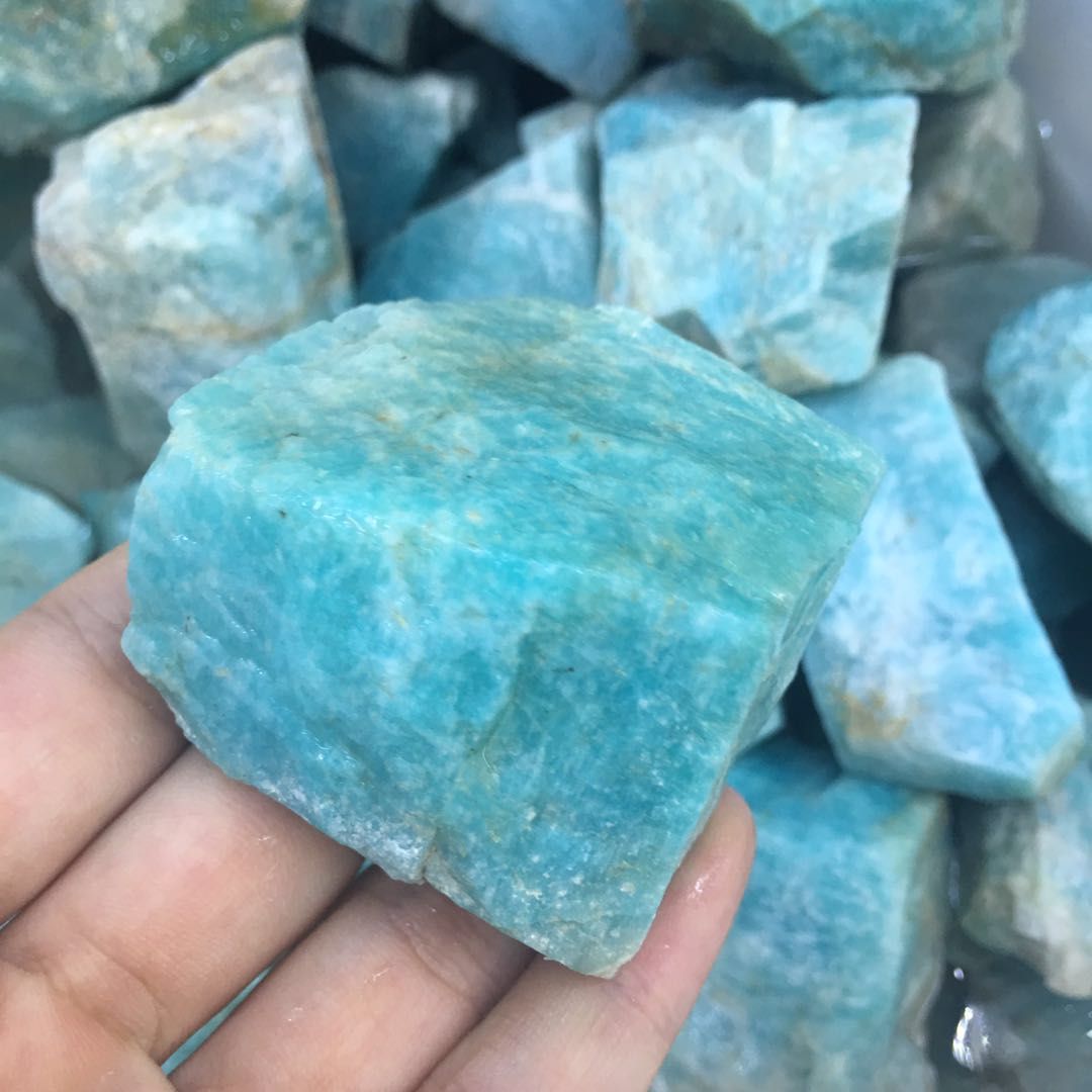 Crystal Healing Raw 1 Piece of Natural Rough Amazonite
