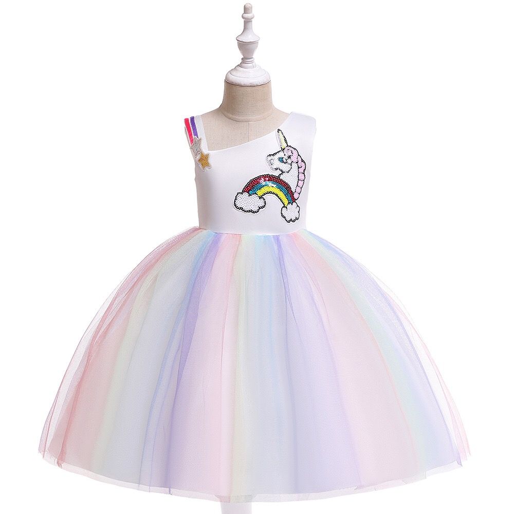 rainbow unicorn princess costume