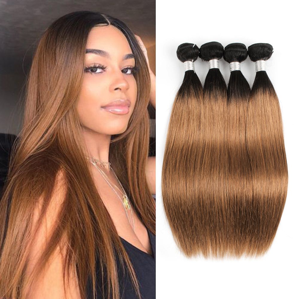 8a Brazilian Straight Hair Ombre Dark Blonde Hair Weave Bundles Color 1b 30 3 4 Bundles 10 24 Inch 100 Remy Human Hair Extensions Milky Way Hair Weave Milky Way Human Hair Weave From Bobbihair 13 99 Dhgate Com
