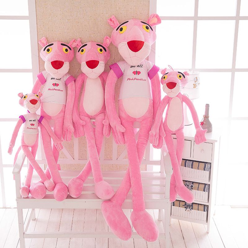 cinden indirim 1 adet 60 80 100 cm pembe panter pelus oyuncak sevimli yaramaz pembe panter bebek oyuncak doldurulmus hayvanlar pelus bebek kiz cocuk hediyeler dhgate com