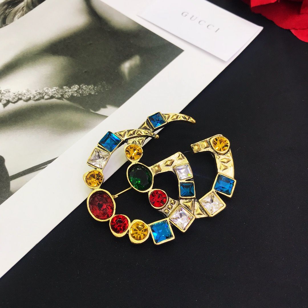 20style Fashion Luxury Letter Designer Brooch Classic Brandd Pins Brooches  For Women Girl Wedding Gift Jewelry Gifts High Quality From Zagreus, $3.82