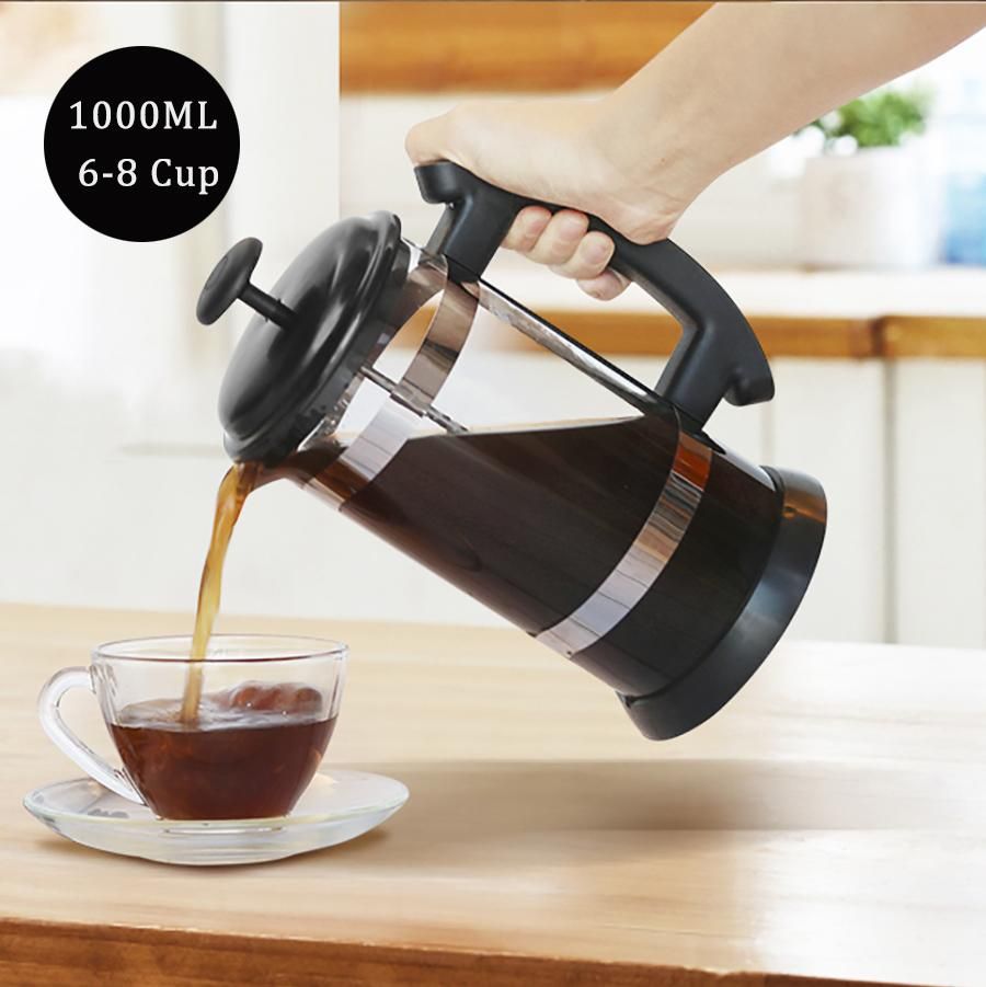 350ml800ml1000ml French Press Coffee Maker Stainless Steel Double Walled  Insulated Coffee Maker Pot