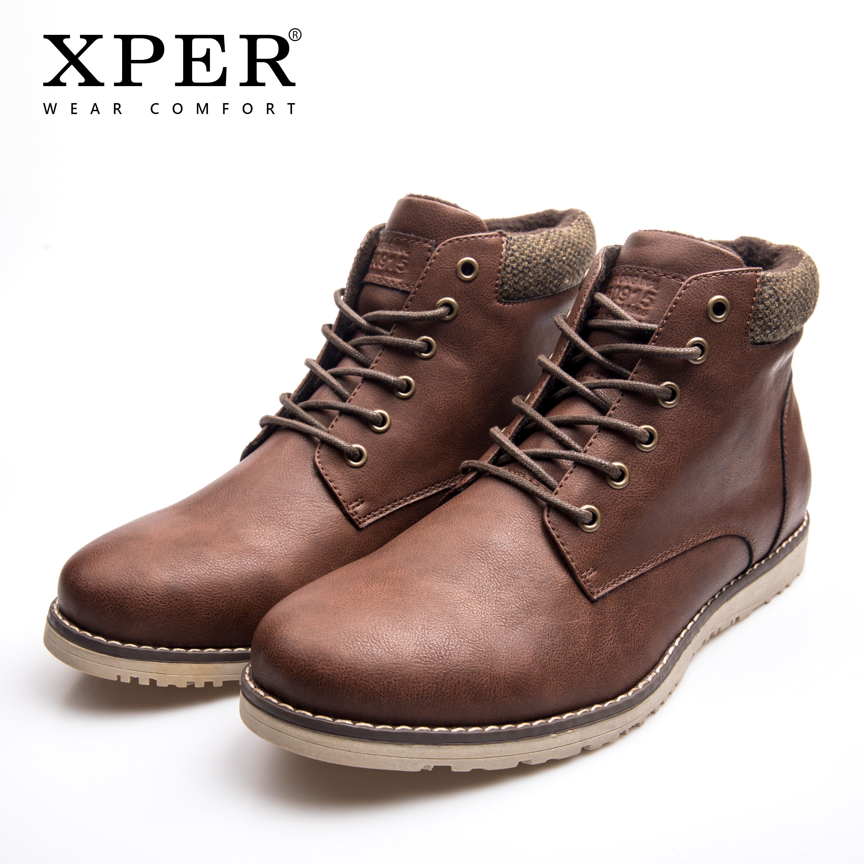 XPER New Brand Boots Men Warm Winter 