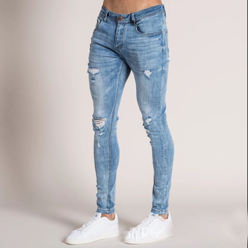 vintage destroyed jeans
