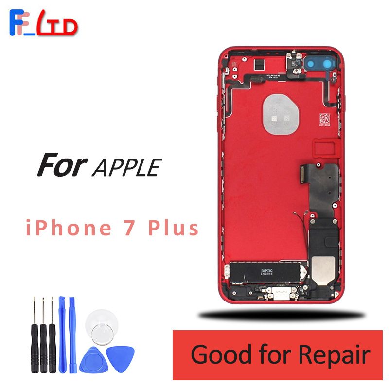 Accesorios Celular Oem Para Iphone 7 Plus Carcasa Trasera Completa Con Botones Laterales Flex Calbe Ensamblaje De Anillo De Camara Cubierta Trasera De Bateria De 5 5 Pulgadas Accesorio Para Celulares Por Ff Ltd