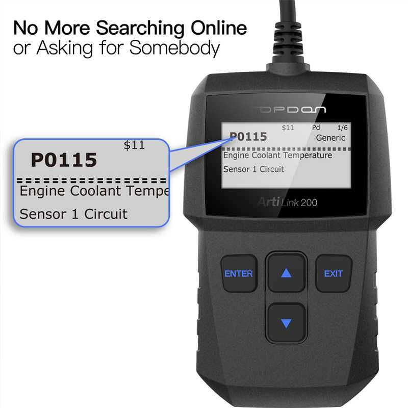 2020 topdon al200 obd2 code reader dtc mil turn off i m checking freeze frame vin retrieval diagnostic tool obd obd 2 automotive scan from atuomoto 34 12 dhgate com dhgate com