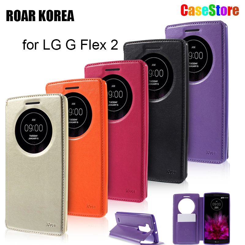 para LG G Flex 2 Funda ROAR KOREA Noble View Window de con respaldo
