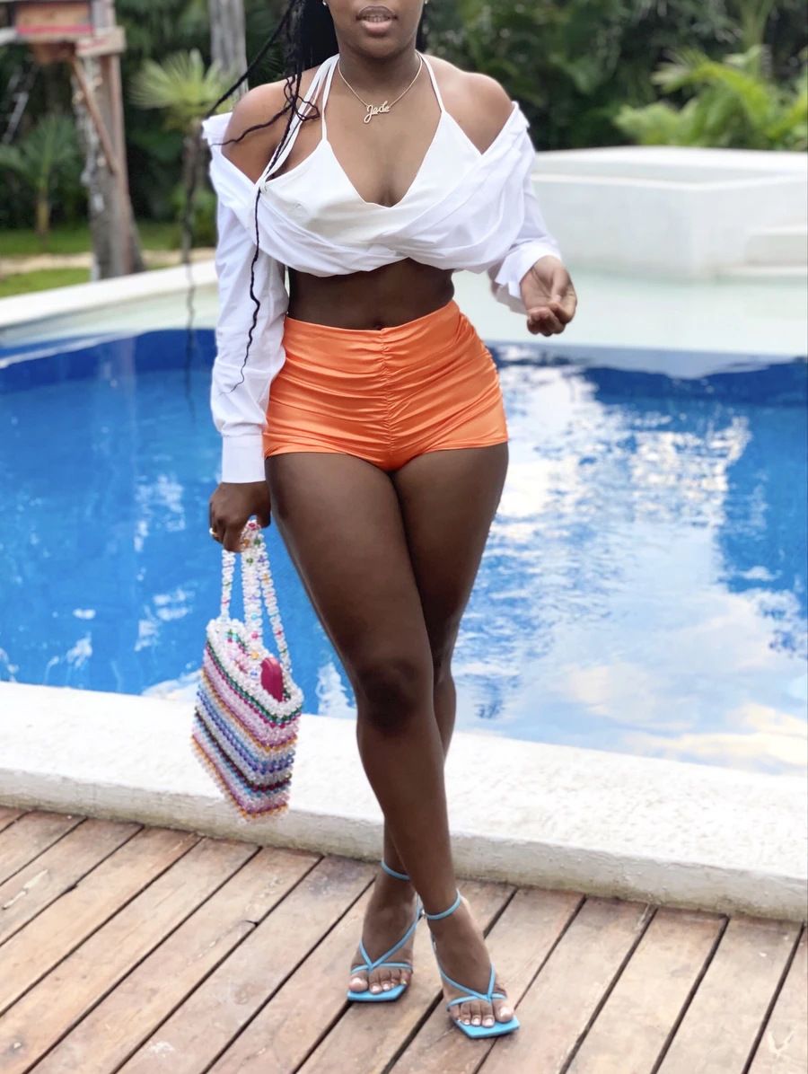 high waisted shorts plus size uk