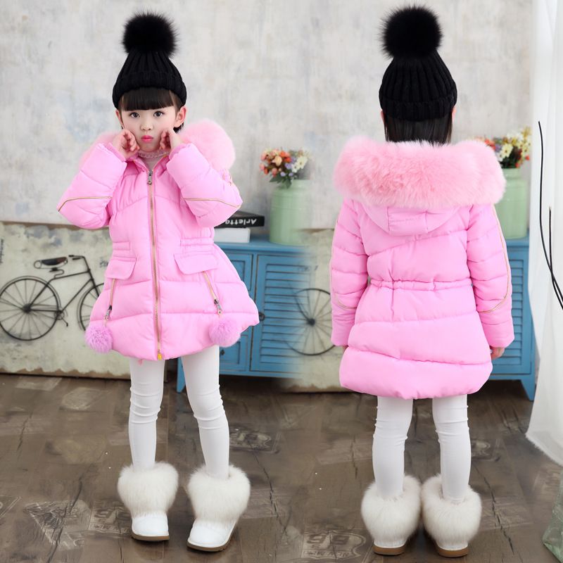 girls pink winter jacket