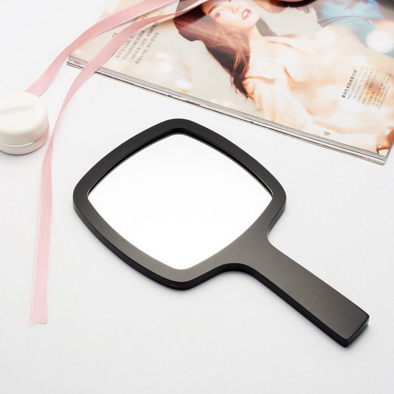 New Classic High Grade Acrylic Makeup Handle Mirror High Quality