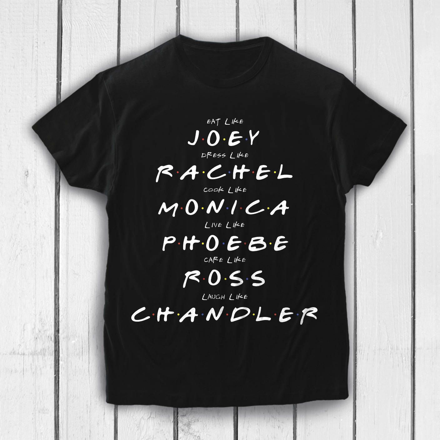 Friends TV Show Dress Like Rachel Sitcom Quote Cotton Shopping Tote Bag