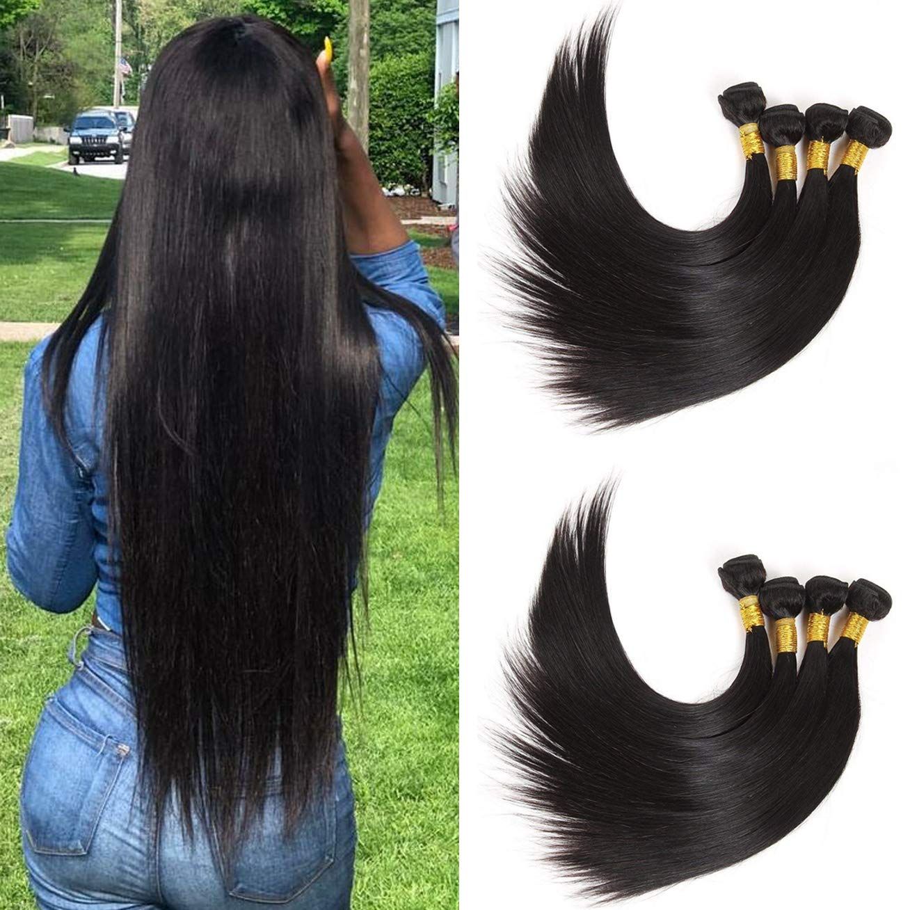 human hair extensions 32 inch