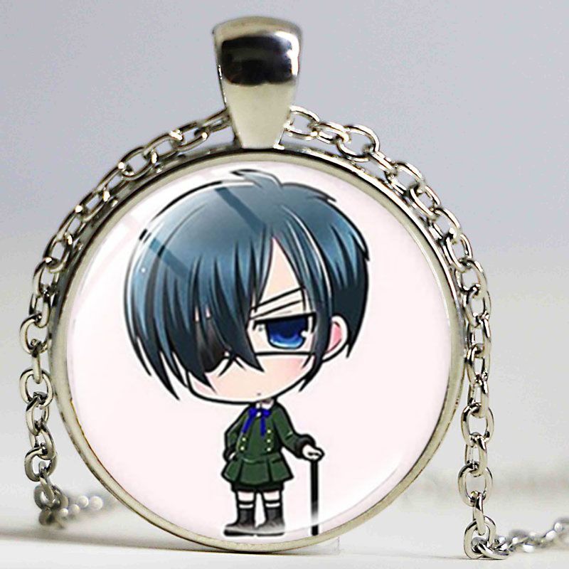 Black Butler 2 Sebastian Round Phone Charm Black Butler 2 Sebastian Round Phone Charm
